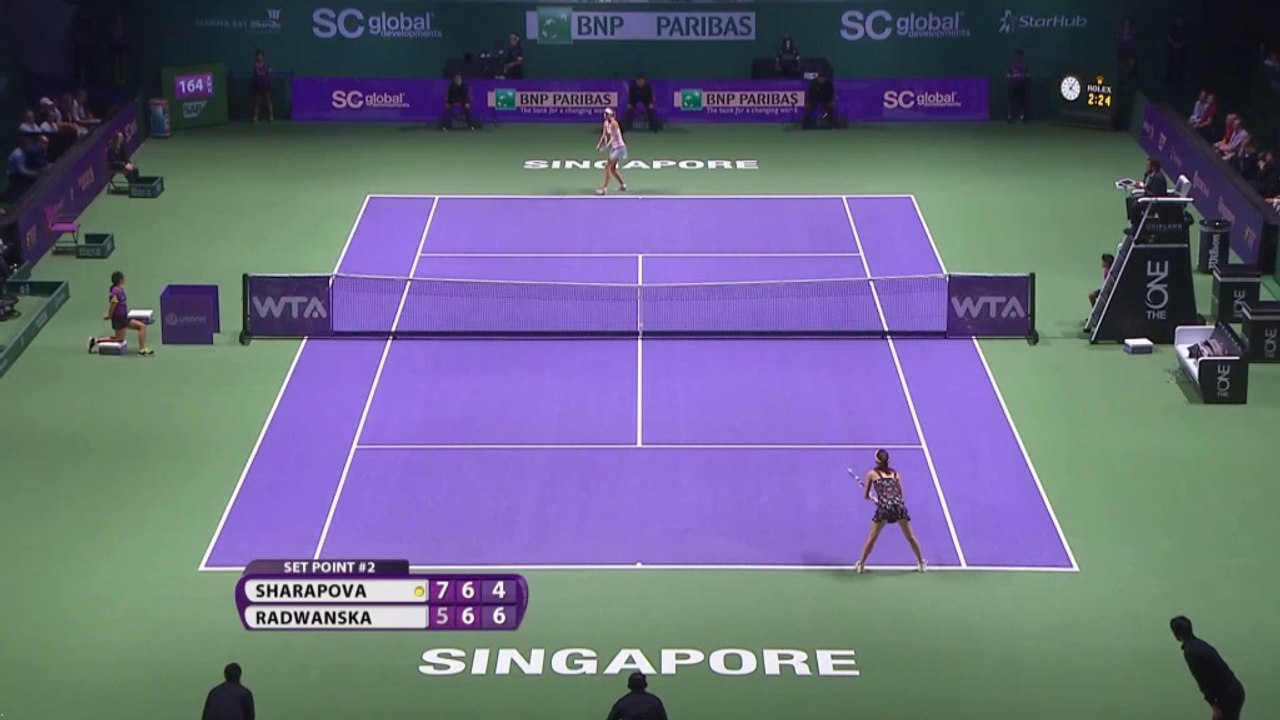 Singapur: Sharapova scheitert trotz Sieg