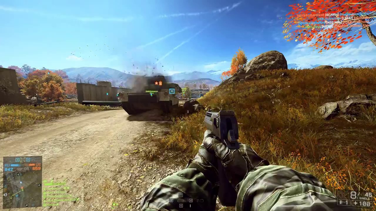 Battlefield 4 Funny Moments - LAV Bounce Glitch, Pro Gamer Tutorial, Sky Vs. Human, Chopper Fun!.