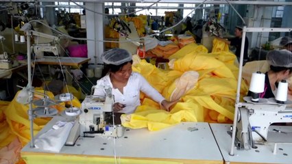 Ebola protective suits being made in China