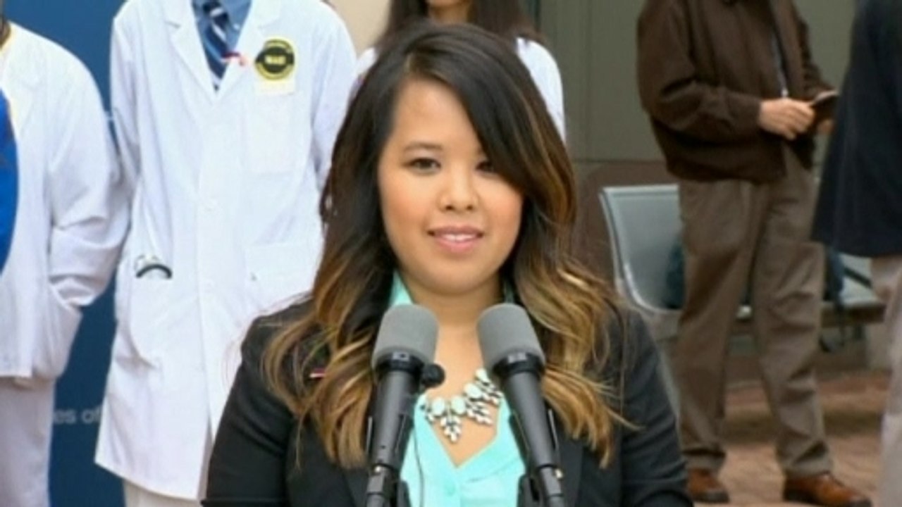 Dallas nurse who contracted Ebola cured, walks out of hospital