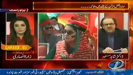 Dr. Shahid Masood Taking Live Class Of Maulana Fazal Ur Rehman | Live Pak News