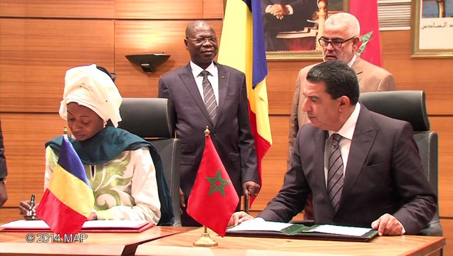 La signature de plusieurs accords de cooperation entre le Maroc et le Tchad