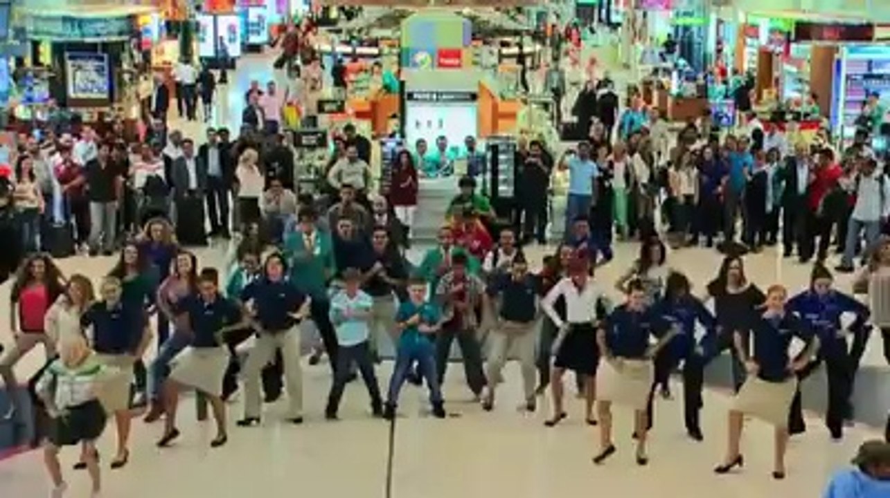 Dance Attack in Dubai International Airport