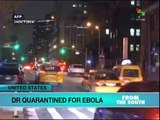 US: Doctor quarantined for Ebola