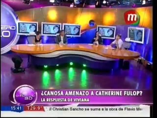 ¿VC amenazó a Catherine Fulop?