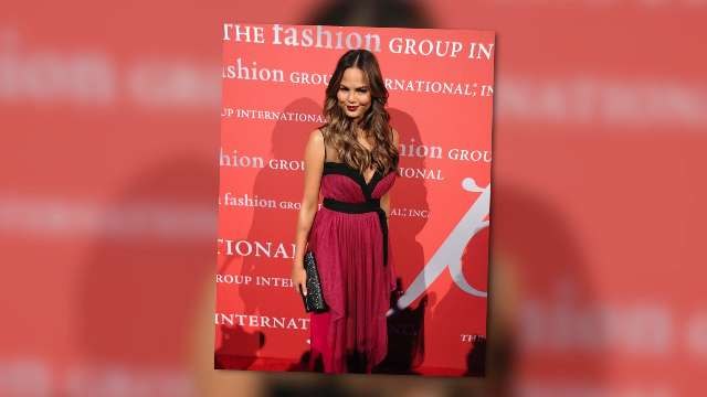 Chrissy Teigen Hits The Red Carpet