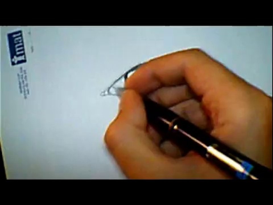 Karakalem Göz Çizimi - 1