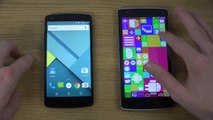 Nexus 5 Android 5.0 Lollipop vs. Android 4.4 KitKat CyanogenMod 11 OnePlus One - Review (4K)