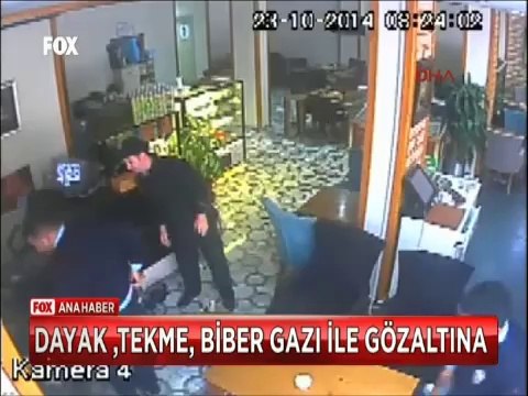 Dayak, Tekme, biber gazı ile bir garip gözaltı