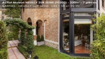 Vente - maison/villa - NEUILLY SUR SEINE (92200) - 7 pièces - 330m²