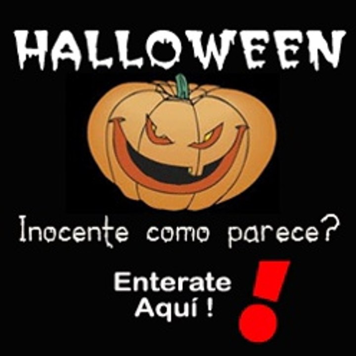 ¿ES HALLOWEEN UNA FIESTA INOCENTE?