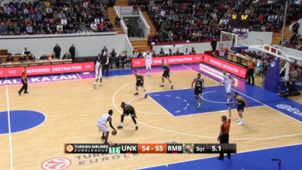 Euroleague: Unics Kazan 75-76 Real Madrid