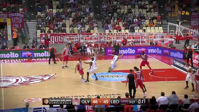 Assist of the night: Kostas Sloukas, Olympiacos Piraeus
