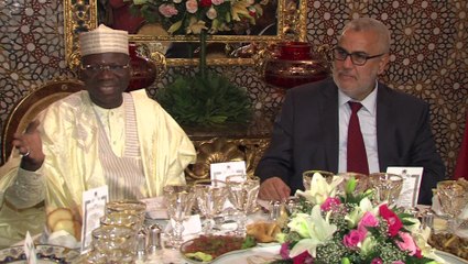 Benkirane préside un dîner offert par SM le Roi en l'honneur du Premier ministre tchadien