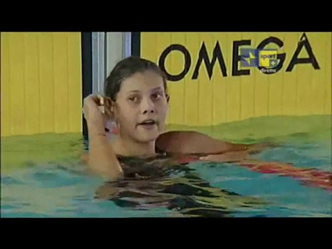 Campionati italiani invernali 2009 - gara 100 m rana donne - serie 3-2-1