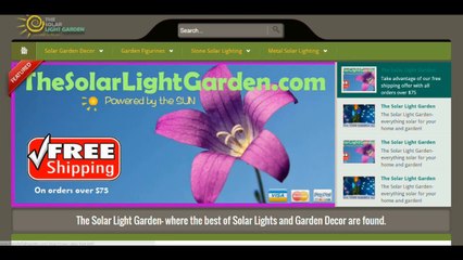 Tải video: The Solar Light Garden- where the best of Solar Lights and Garden Decor are found.