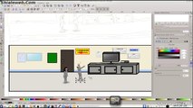Inkscape Speed Art Dibujando Desde Un Sketch De My Paint Linux Fedora 20 KDE Dibujo Caricatura Anime Mexico Monitor Grande Sony