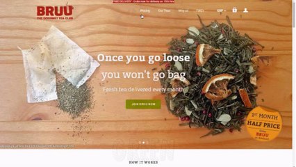 BRUU - The Gourmet Tea Club - Advert 2014