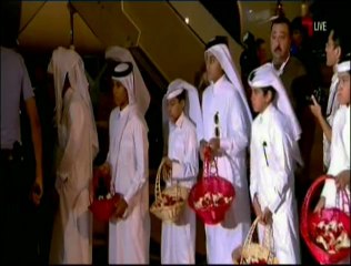 وصول عنابي الشباب إلى مطار حمد الدولي