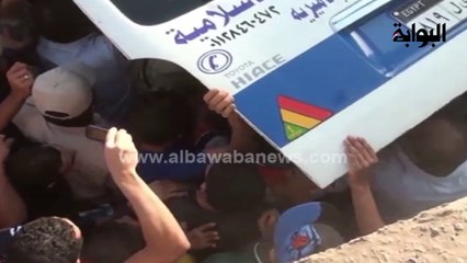 "أهالي ميت غمر يشيعون جثمان شهيد "العريش