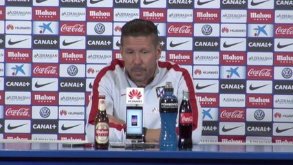 Simeone, en la previa ante el Getafe