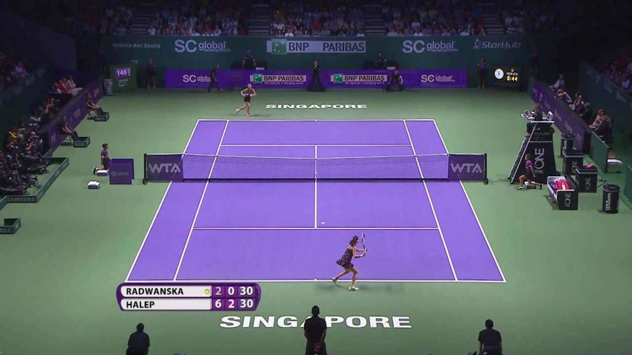 Singapur: Halep zu stark für Radwanska