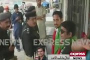 Pti member checking the police the cops omg strange and amazing