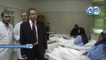 بالفيديو ..رئيس جامعة المنصورة يتفقد مركز طب وجراحة العيون