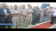 محافظ المنوفية يشهد مراسم تشييع الجنازة العسكرية لشهيد القوات المسلحة بالعريش