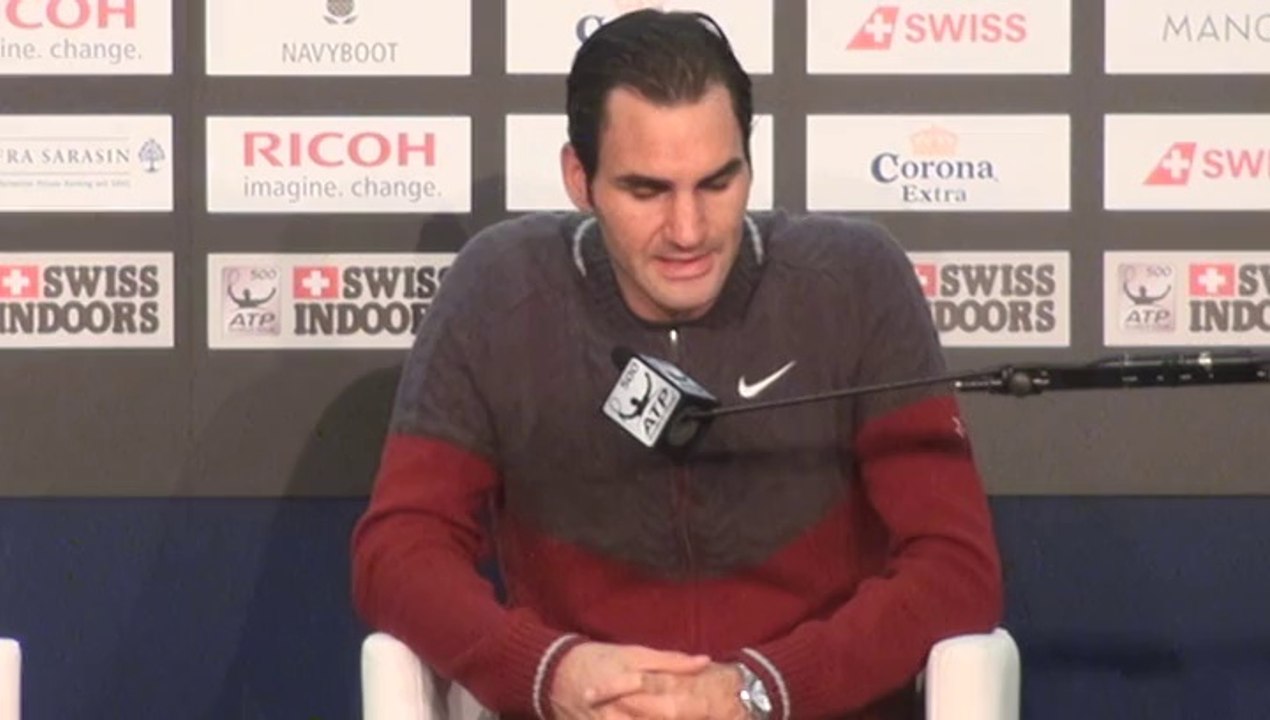 ATP - Bâle 2014 - Federer : "Goffin est juste impressionnant"