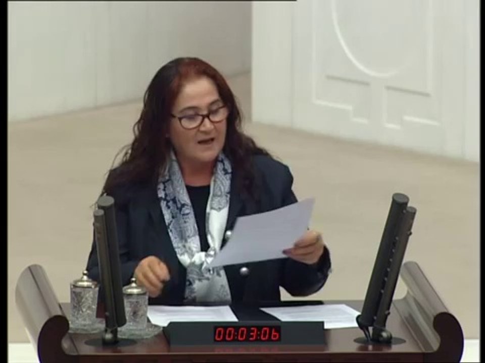 Sabahat Akkiraz'ın Meclis konuşması Kerbela'ya akan kan Peygamber kanı