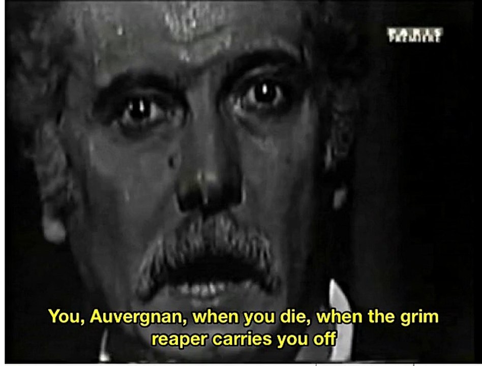 Georges Brassens Auvergnat Chanson subs.