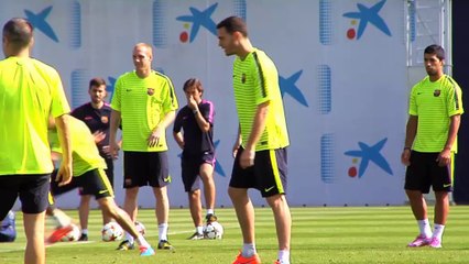 Iniesta sufre una lesión en el sóleo