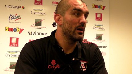 Rugby Challenge Cup - Joe El Abd après Oyonnax - Gloucester