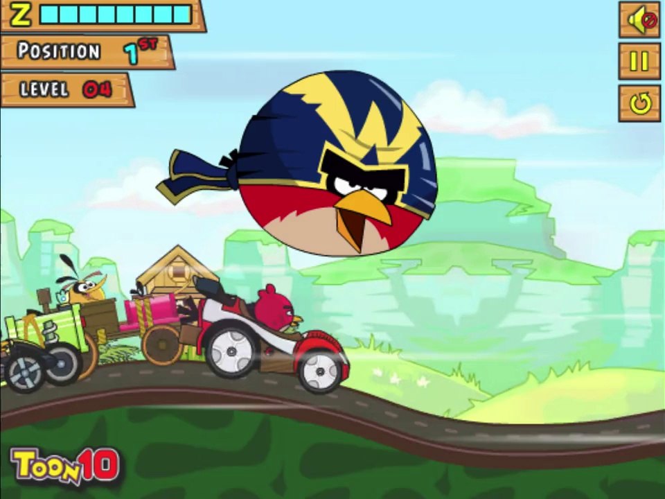 Angry Birds Race Let's Play / PlayThrough / WalkThrough Part - Racing As An Angry Bird