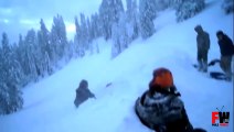 [+18 ~ Sexy Funny Girl]Bike Snow jump Fail - Fails World