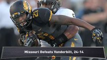 Palmer: Missouri Runs Past Vanderbilt