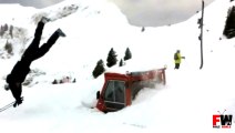 [+18 ~ Sexy Funny Girl]Skier Jump Over Truck Fail - Fails World