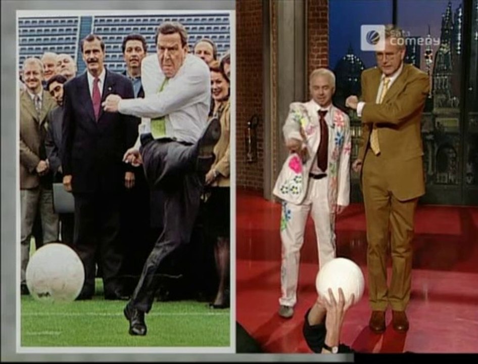 Die Harald Schmidt Show - 1068 - 2002-04-05 - Rufus Beck, Kantinenkollege Josué