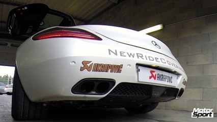 BMW M4, M5, SLS, 991 GT3 avec Echappement titane Akrapovic