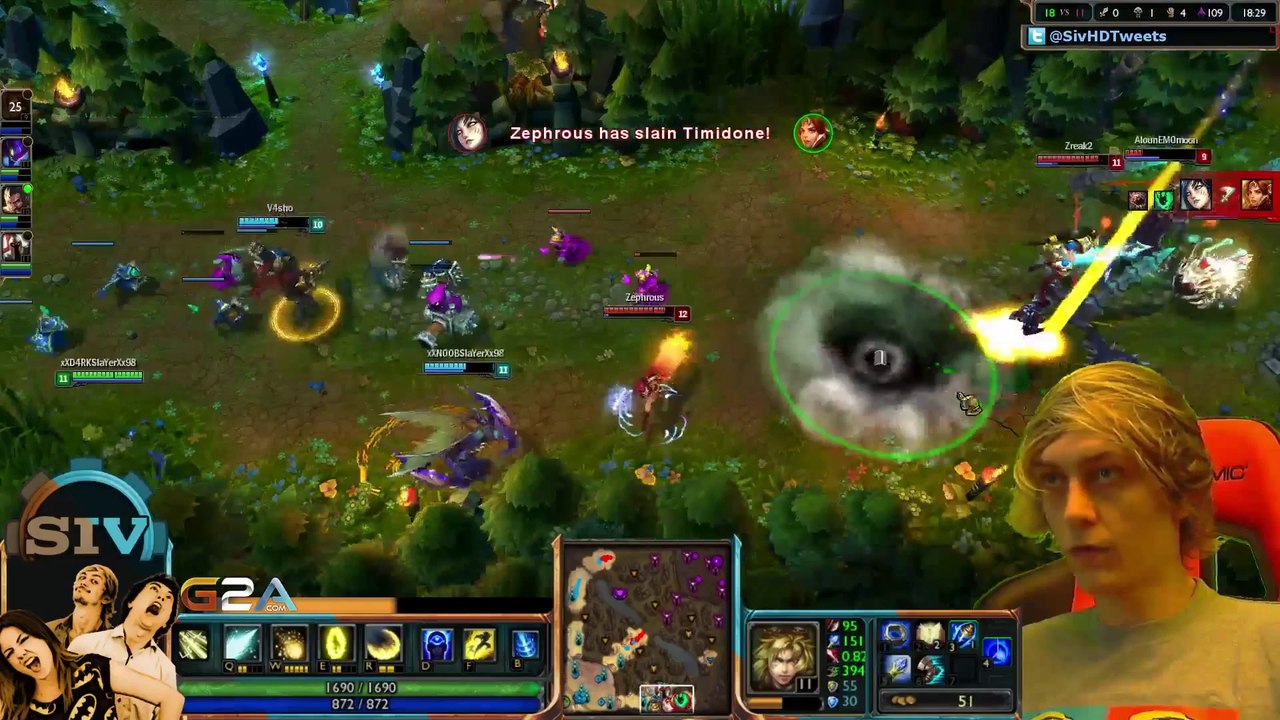 Siv HD - Mid - Ezreal vs Ahri