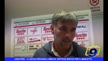 LEGA PRO | Il Lecce espugna l'Arechi, difficile match per il Barletta