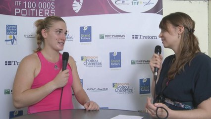 Interview Timea Babos Internationaux Féminins de la Vienne 2014