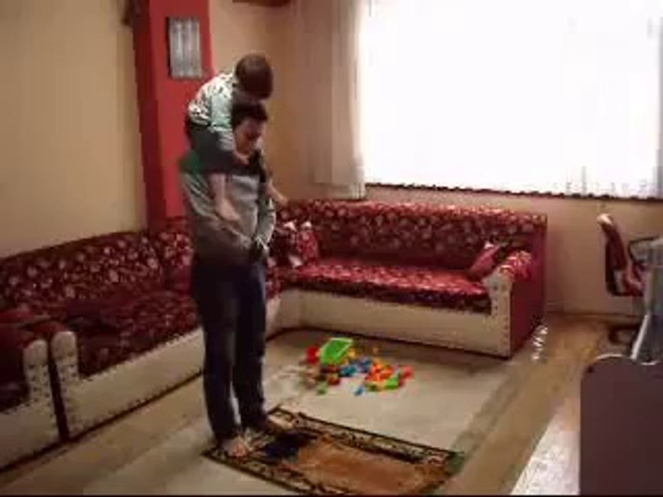Naughty Kid with his father