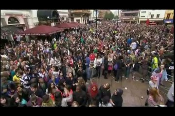 Harry Potter and GF 2005 - Behind the scenes