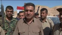 Kurdish Peshmerga Backed by Shiites Attacks ISIS near Tikrit