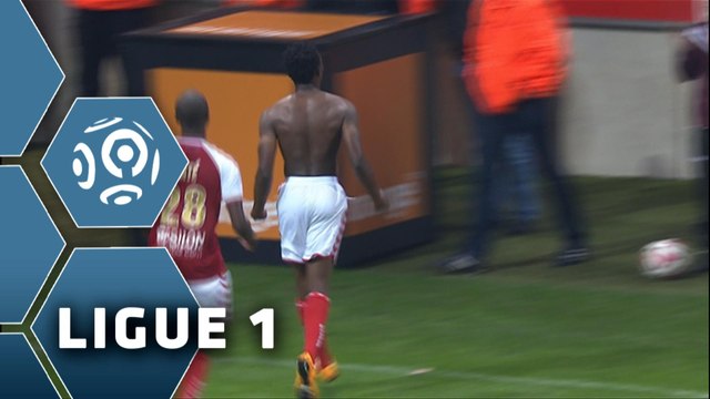 But Benjamin MOUKANDJO (90ème) / Stade de Reims - Montpellier Hérault SC (1-0) - (SdR - MHSC) / 2014-15