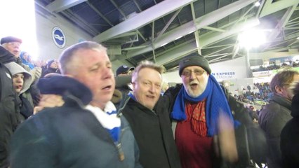 The Amex Saga Louts singing 'Good Old Sussex by the sea'