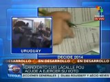 Sufraga Luis Lacalle Pou en la elección uruguaya