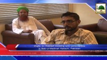 News Clip - 27 Sept - Majlis-e-Rabita Ki Shakhsiyat Say Bab-ul-Madina Karachi Pakistan Main Mulaqat (1)